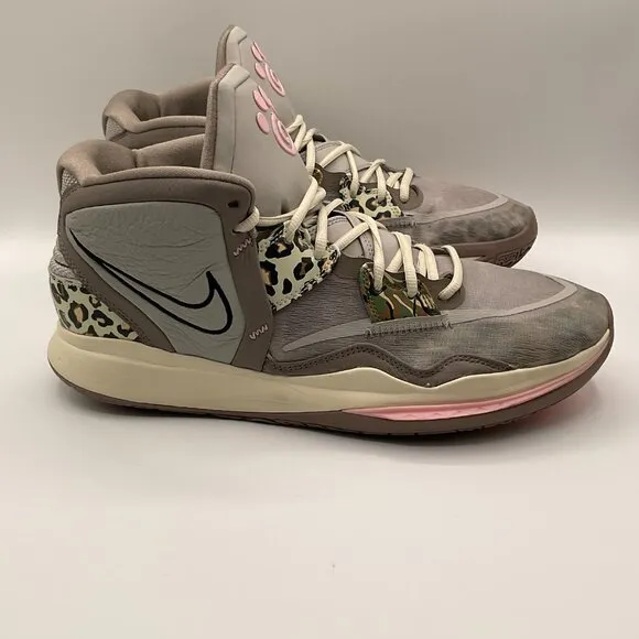Nike Kyrie Infinity Basketball Shoes size 13 Camo‎ Leopard Sneakers Athletic
