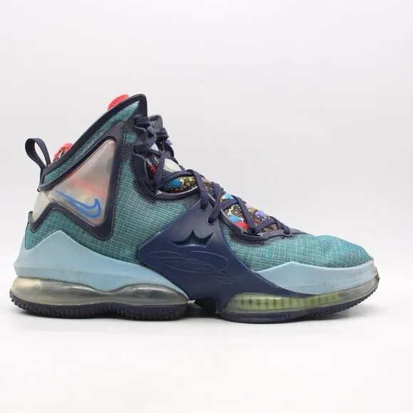 Nike LeBron 19 Men's Size 11 Athletic Basketball Shoes ‘Fast Food ‘CZ0203 400