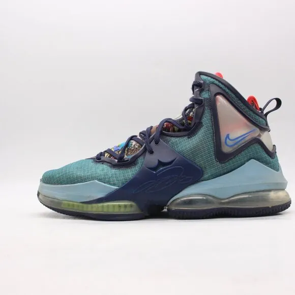 Nike LeBron 19 Men's Size 11 Athletic Basketball Shoes ‘Fast Food ‘CZ0203 400