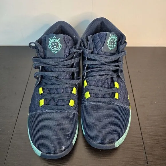 NIKE LEBRON WITNESS VIII 8 FB2239-402 Armory Navy/Green Frost/Bicoastal/Cyber 13