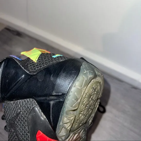 Nike Lebron XII Data Black Sneakers Shoes