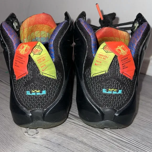 Nike Lebron XII Data Black Sneakers Shoes