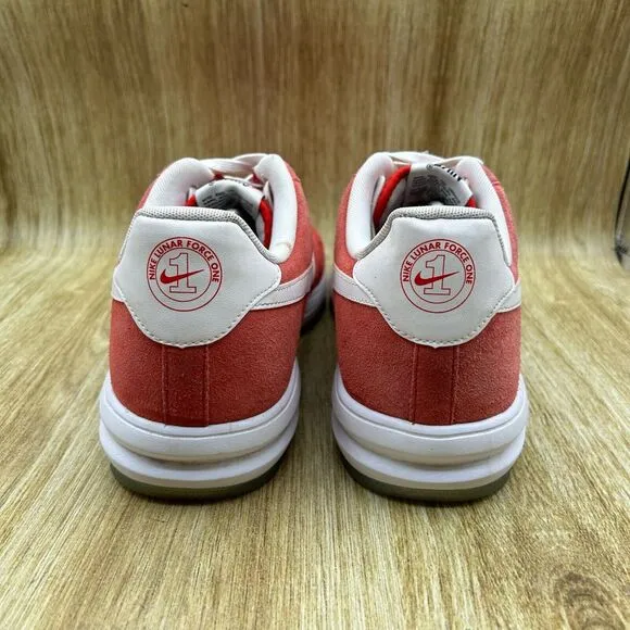 Nike Lunar Force 1 Low '14 Mens Size‎ 12 University Red Athletic Shoes Sneakers