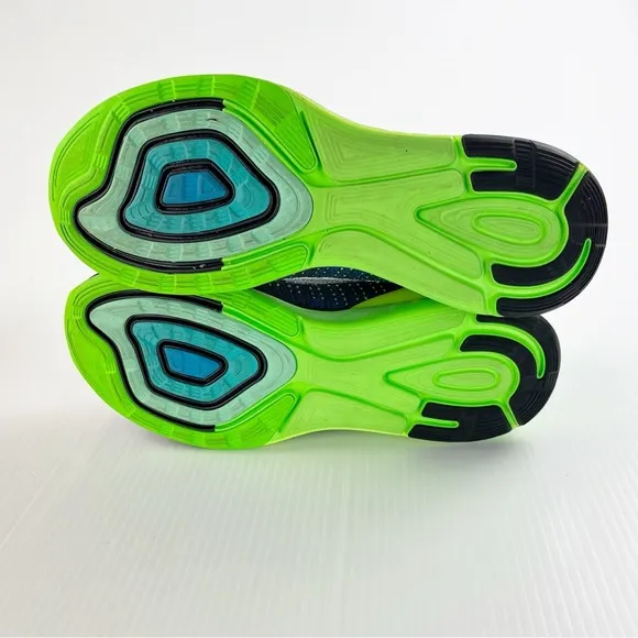 Nike Lunarglide 7 Black Green Athletic Running Sneakers Shoes