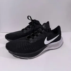 Nike Men's Air Zoom Pegasus 37 Sneakers Shoes Black White 8 Running Active
