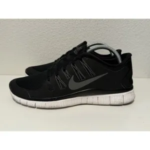 Nike Mens Free 5.0  Running Shoes Sz 9.5 Black Sneakers 579959-002 NO INSOLES