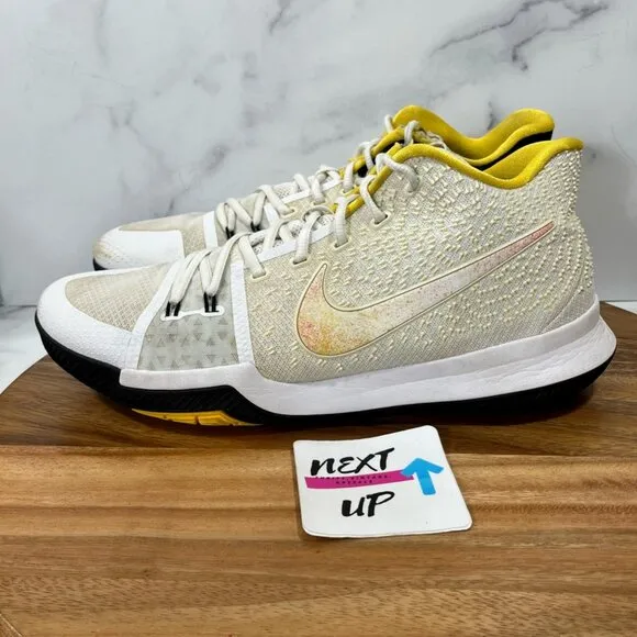 Nike Mens Kyrie Irving 3 N7 Basketball Shoes Beige‎ 899355-117 Sneakers sz 14