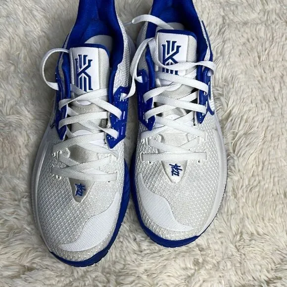 Nike Men's Kyrie Low 2 TB Lace Up Athletic Sneaker Shoes Rush Blue White Size 14