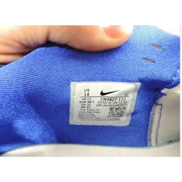 Nike Men's Kyrie Low 2 TB Lace Up Athletic Sneaker Shoes Rush Blue White Size 14
