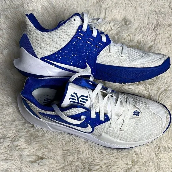 Nike Men's Kyrie Low 2 TB Lace Up Athletic Sneaker Shoes Rush Blue White Size 14