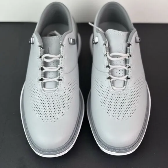 Nike Men's SIZE 5.5 Jordan ADG 4 Golf Shoes Wolf Grey White‎ Leather DM0103-010