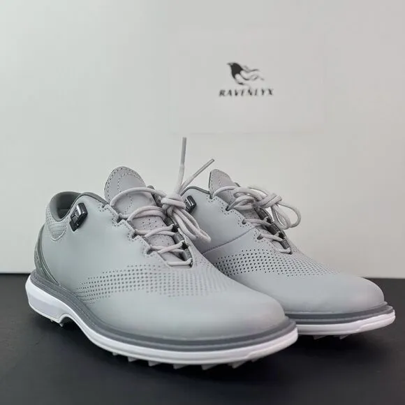 Nike Men's SIZE 5.5 Jordan ADG 4 Golf Shoes Wolf Grey White‎ Leather DM0103-010