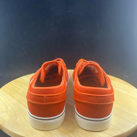 Nike Mens Zoom Stefan Janoski Orange White Suede Skate Shoes Sz 10.5  FD6757-800
