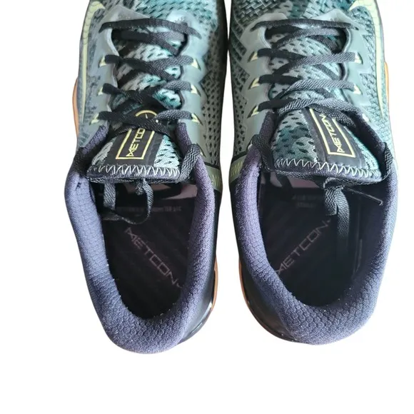 Nike Metcon Training Shoes Green Camo Gym Workout Sneakers Men's Size 10.5