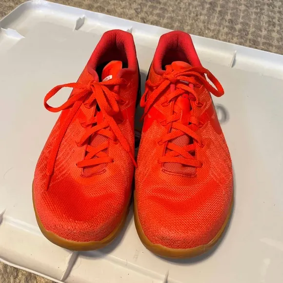 Nike NIKe Id METCON 3 Men`s Size 8 Red Gum Athletic Trainning Shoes 920369-991