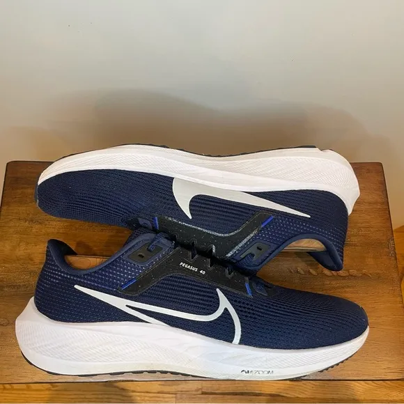 Nike | Pegasus 40 Running Shoes - Navy Blue ; Mens 10