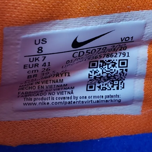 Nike PG4 Digi Camo Total Orange Black CD5079-200 Basketball Shoes Men's 8