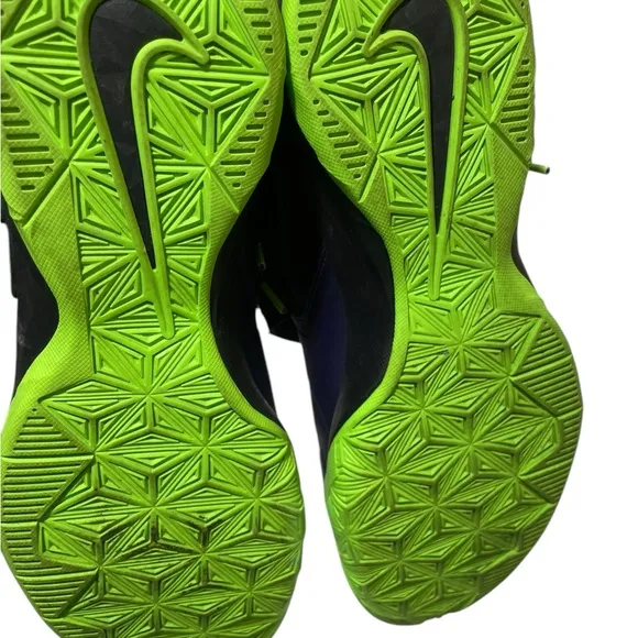 Nike Purple and Green Athletic Shoes LeBron James