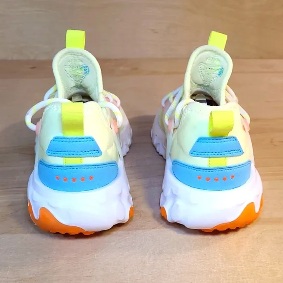 Nike React Presto Barely Volt Neon Green Blue Athletic Youth Shoes