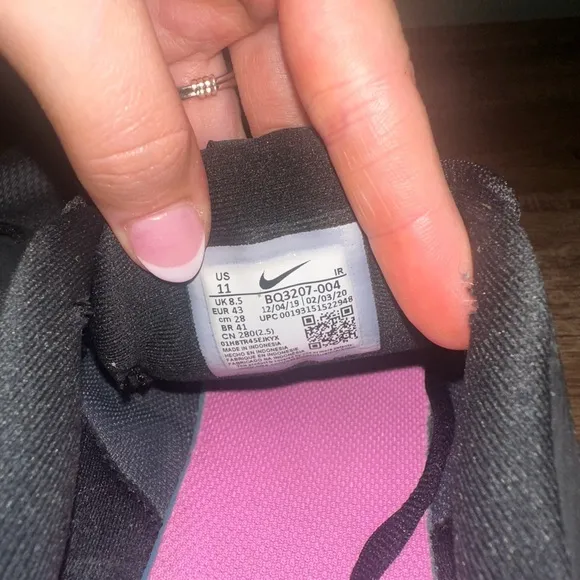 Nike Revolution 5 Shoes Sneakers Womens Pink Gray Running BQ3207-004 Size 11