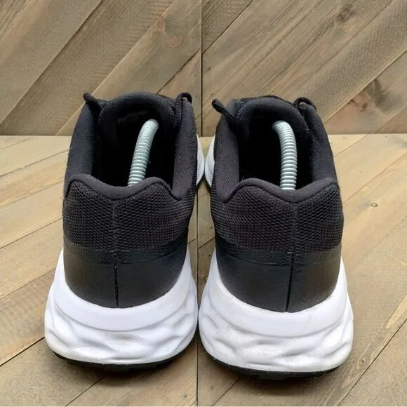 Nike‎ Revolution 6 Flyease Next Nature Running Shoes Mens Size 12 Black White
