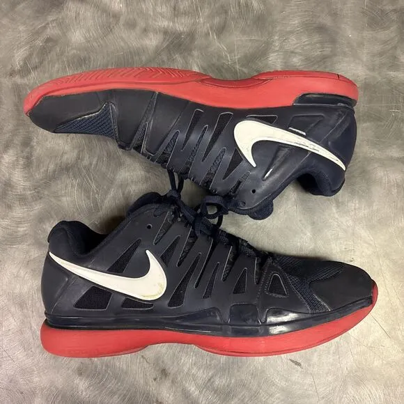Nike Roger Federer 2012 Mens 9 Athletic Shoes Sneakers 488000-410 Vapor 9 Tour