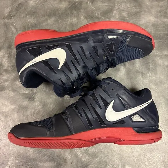 Nike Roger Federer 2012 Mens 9 Athletic Shoes Sneakers 488000-410 Vapor 9 Tour