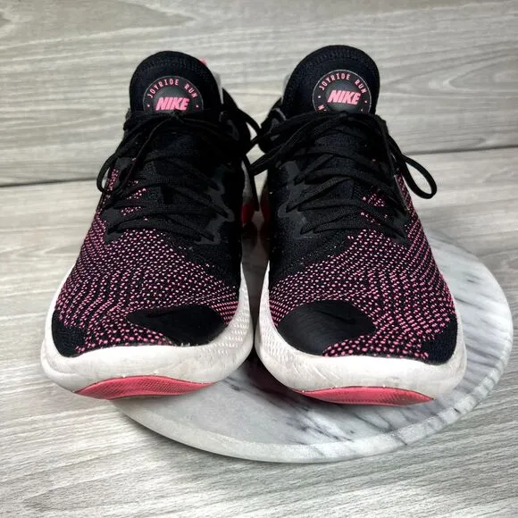 Nike Running Shoes Mens 12 Black Pink Joyride Run Flyknit AQ2730-003 Athletic