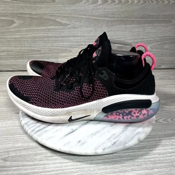 Nike Running Shoes Mens 12 Black Pink Joyride Run Flyknit AQ2730-003 Athletic