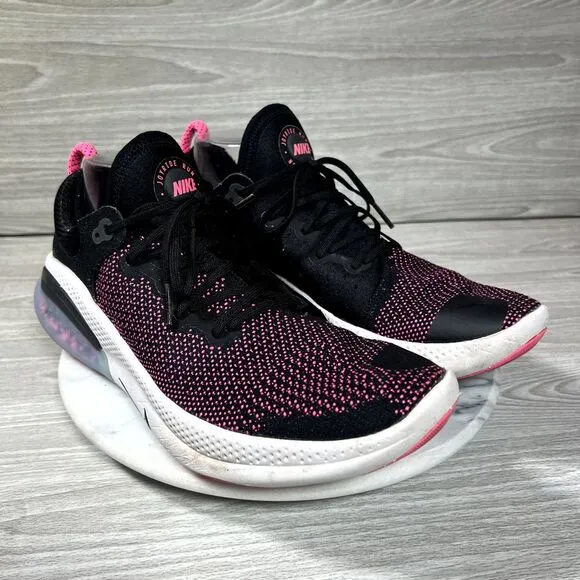 Nike Running Shoes Mens 12 Black Pink Joyride Run Flyknit AQ2730-003 Athletic