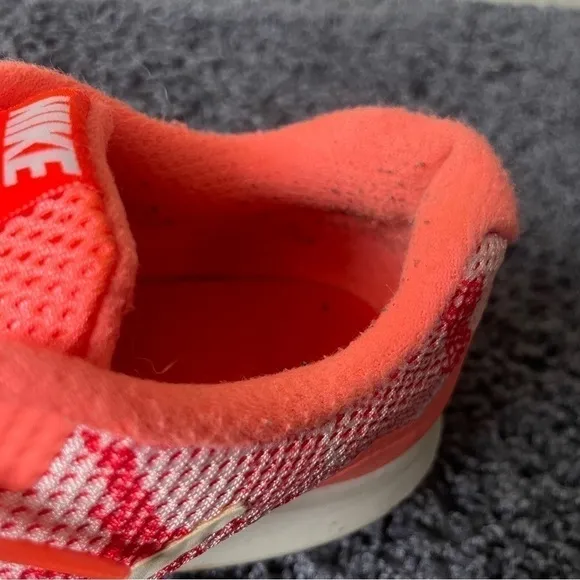 𝅺nike Running Sneaker Pink Orange Size 8