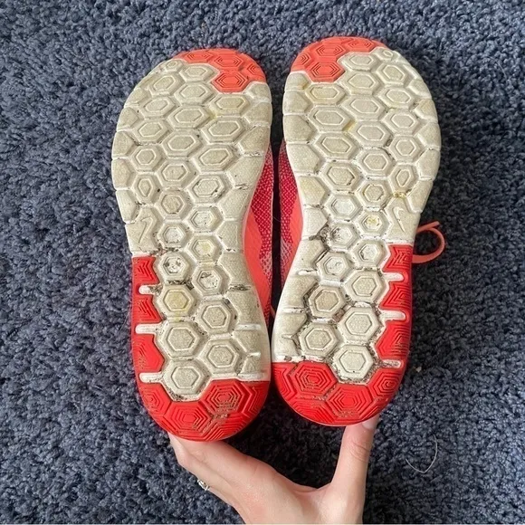 𝅺nike Running Sneaker Pink Orange Size 8