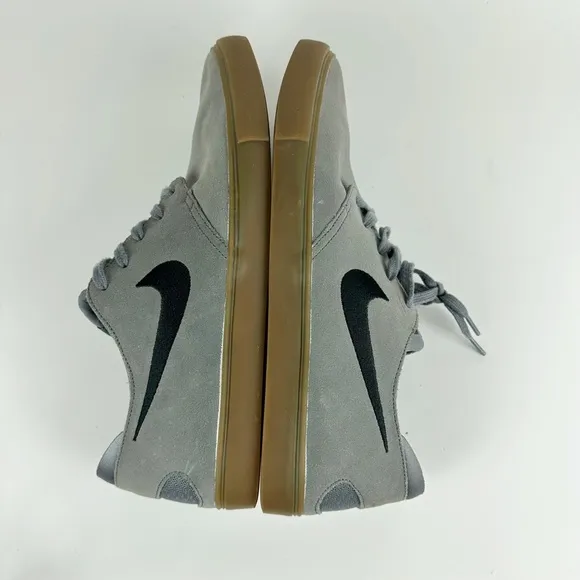 Nike SB Zoom Mens Skateboarding Shoes Size 13 Grey Suede Gum Sneakers 724954-002