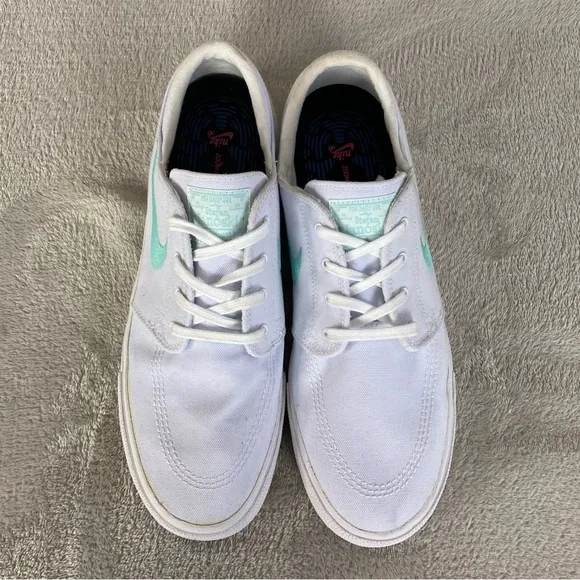 Nike SB Zoom Stefan Janoski Men's Sneakers Shoes 9 White Tropical Twist NEW