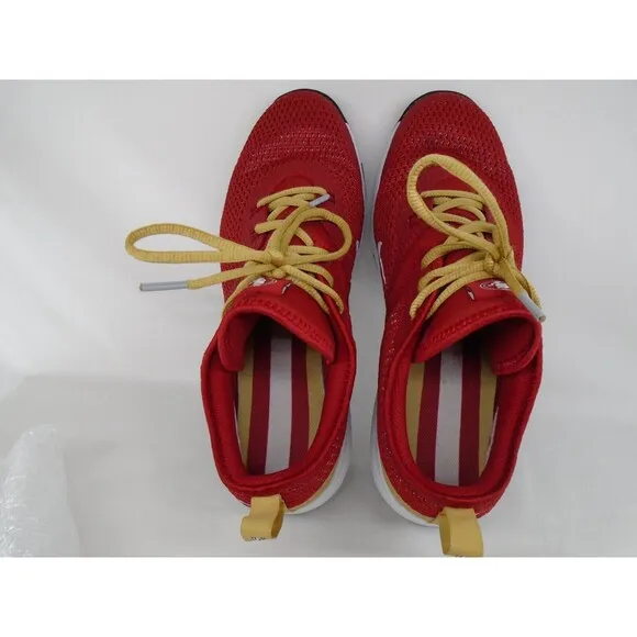 Nike SF 49ERS Shoes NFL Men's 8.5 AR0518-600 San Francisco Red Gold