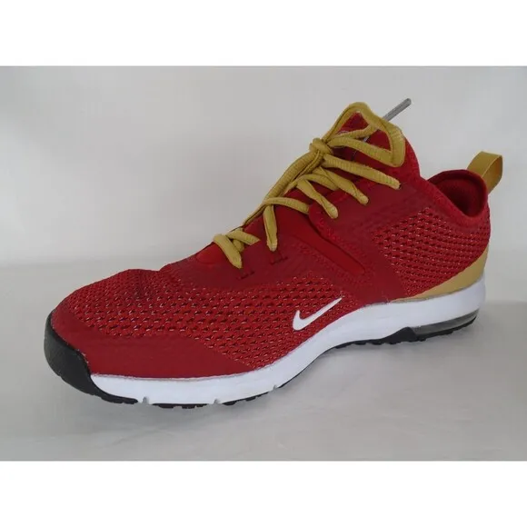 Nike SF 49ERS Shoes NFL Men's 8.5 AR0518-600 San Francisco Red Gold