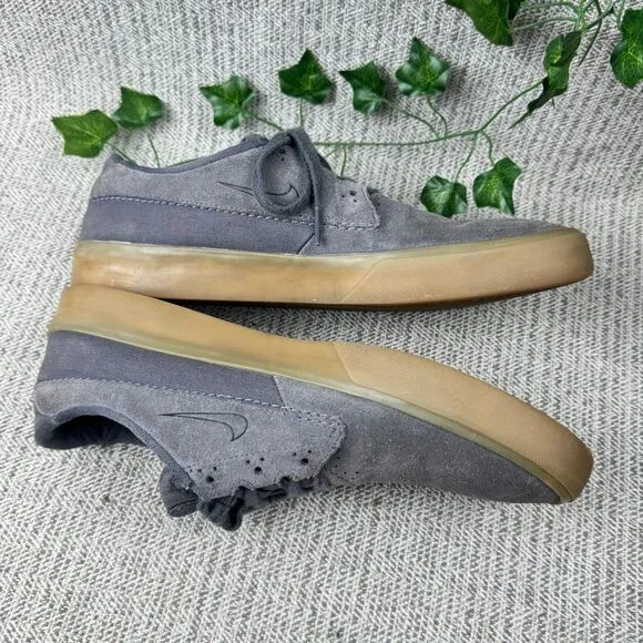 Nike Shane SB Men's Sneakers Shoes Men’s 10 Gray Suede
