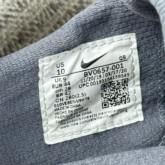 Nike Shane SB Men's Sneakers Shoes Men’s 10 Gray Suede