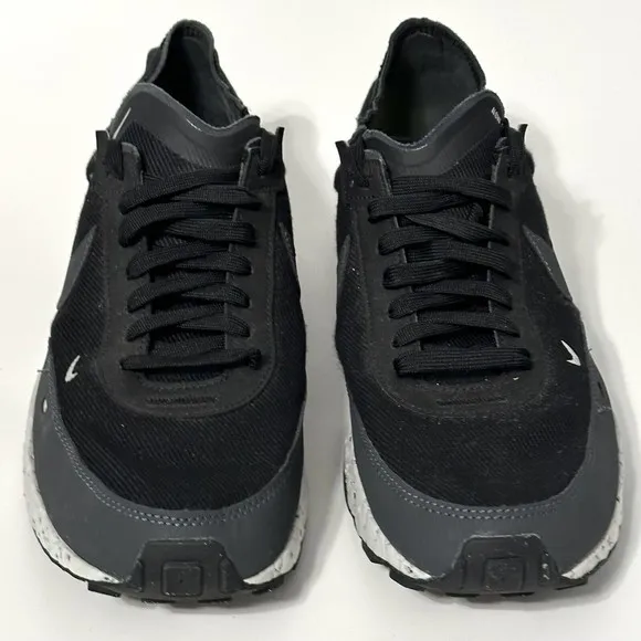 Nike Shoes Waffle 1 Crater Mens Size 10.5 DH7751-001 Black Anthracite Sneakers