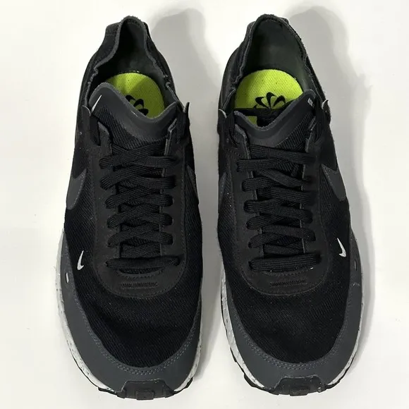 Nike Shoes Waffle 1 Crater Mens Size 10.5 DH7751-001 Black Anthracite Sneakers
