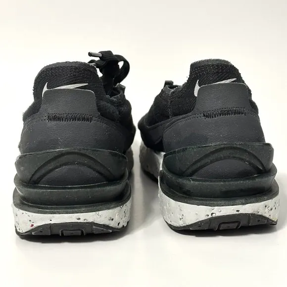 Nike Shoes Waffle 1 Crater Mens Size 10.5 DH7751-001 Black Anthracite Sneakers