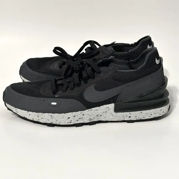 Nike Shoes Waffle 1 Crater Mens Size 10.5 DH7751-001 Black Anthracite Sneakers
