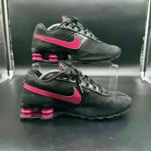 Nike Shox 2011 Size 5Y Youth Black Pink 616542-060 GUC READ LISTING