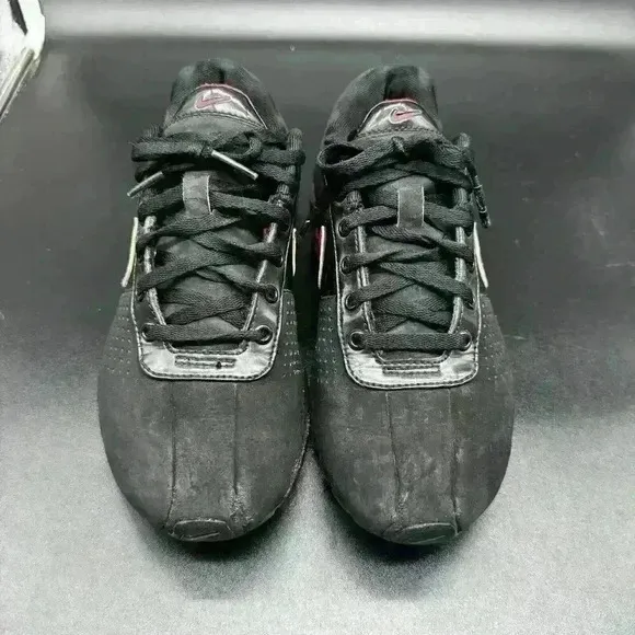 Nike Shox 2011 Size 5Y Youth Black Pink 616542-060 GUC READ LISTING