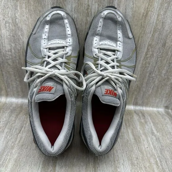 Nike Shox Turbo VII Mens Size 10.5 Red Gray‎ Athletic Shoes Sneakers 324907-041