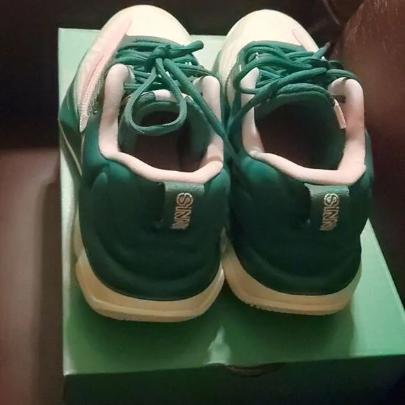 Nike sneakers men's size 9 green pink off-white Giannis Immortality 3 ba…