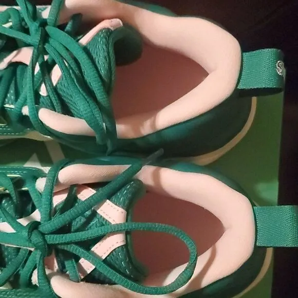 Nike sneakers men's size 9 green pink off-white Giannis Immortality 3 ba…