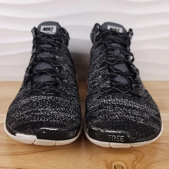 Nike Sneakers‎ Mens Size 9.5 Black White Oreo Free Flyknit Chukka Athletic Shoes