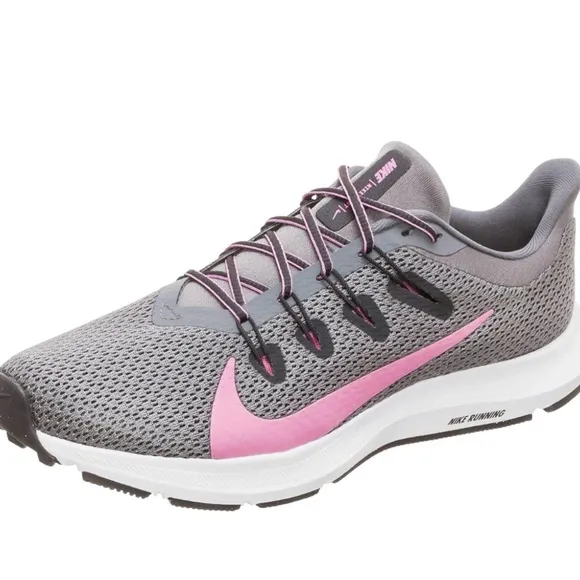 Nike Women's Gray and Pink Running Shoes