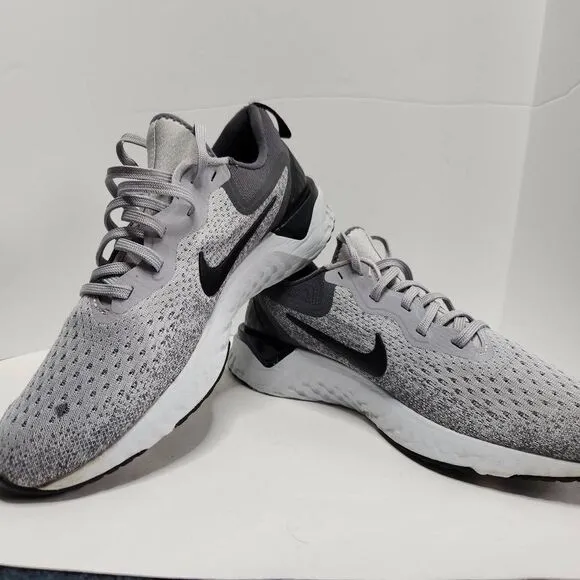 Nike Womens Odyssey React Running Shoes AO9820-003 Size 10 Gray Black